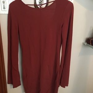 Forever 21 dress with open back and bell sleeves